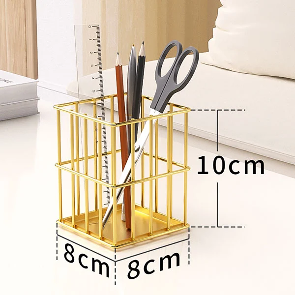 Office Desk Metal Pen Holder
