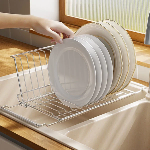 Multifunctional Stainless Steel Sink Draining Rack